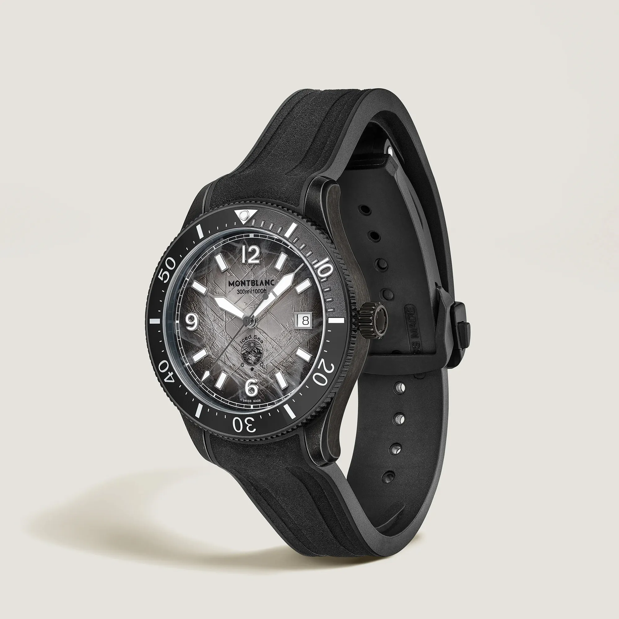 Montblanc Iced Sea Automatic Date 0 Oxygen Gray Dial Image 3 La Mine d'Or Moncton, NB