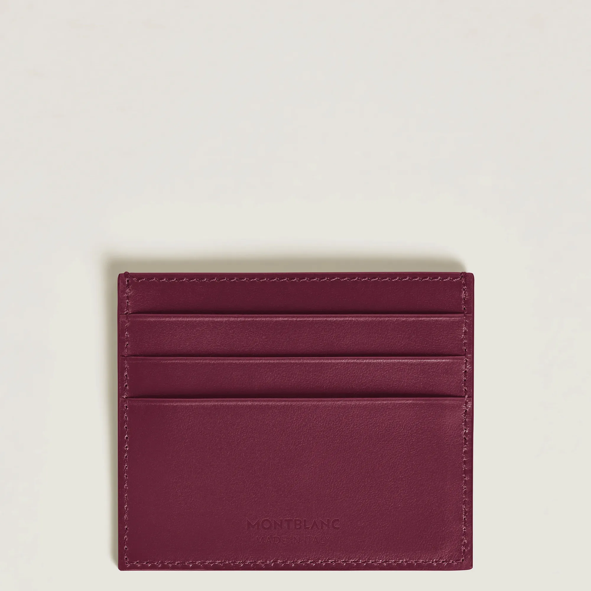 Montblanc Meisterstuck Card Holder Cassis Leather 6cc Image 2 La Mine d'Or Moncton, NB