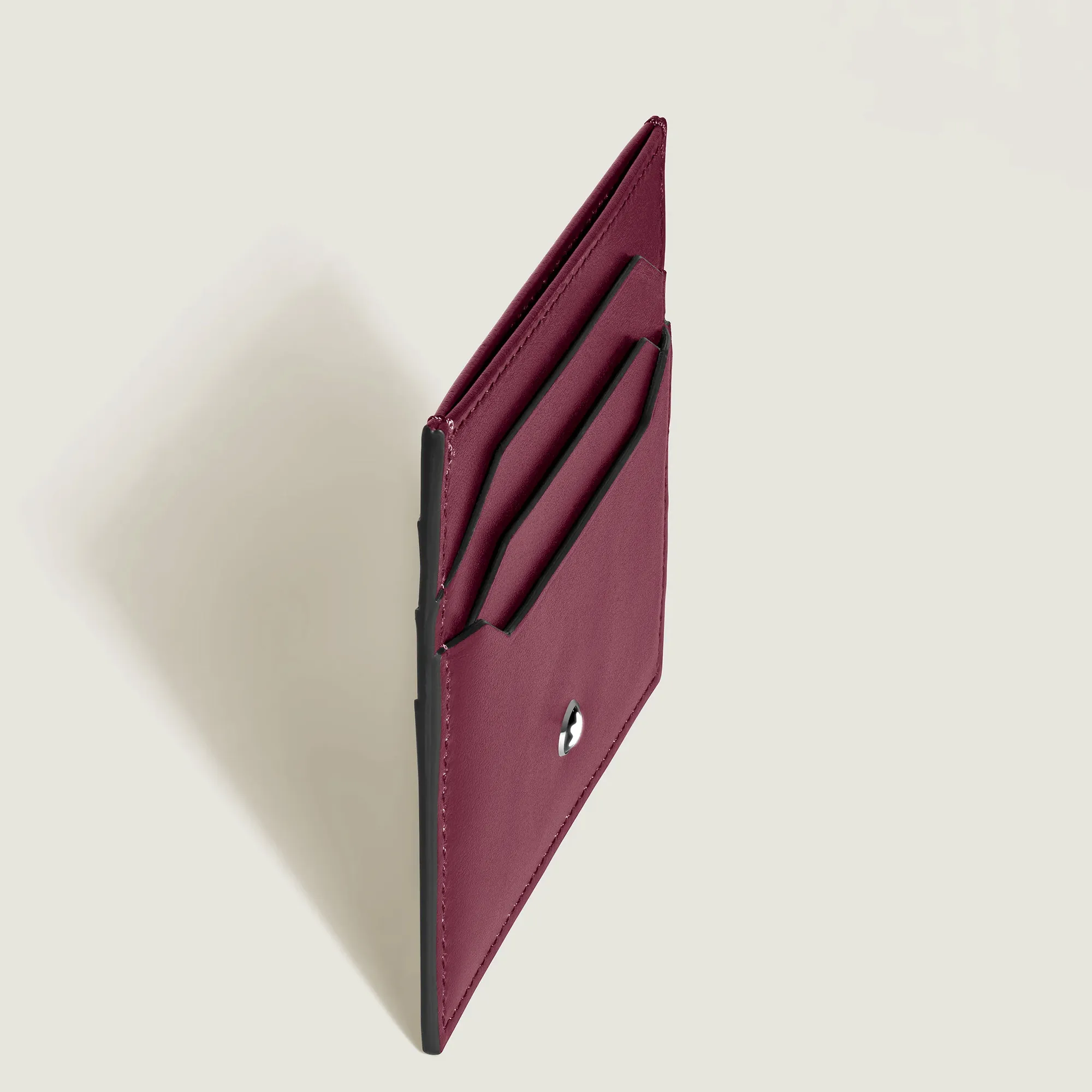 Montblanc Meisterstuck Card Holder Cassis Leather 6cc Image 3 La Mine d'Or Moncton, NB