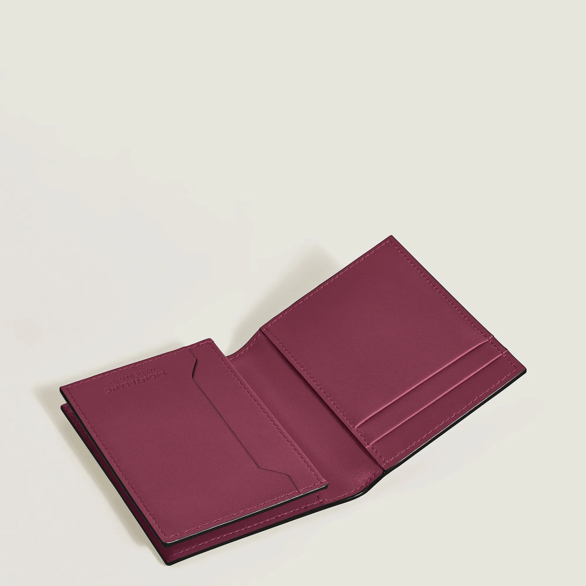 Montblanc Meisterstuck Card Holder Cassis Leather 4cc Image 2 La Mine d'Or Moncton, NB