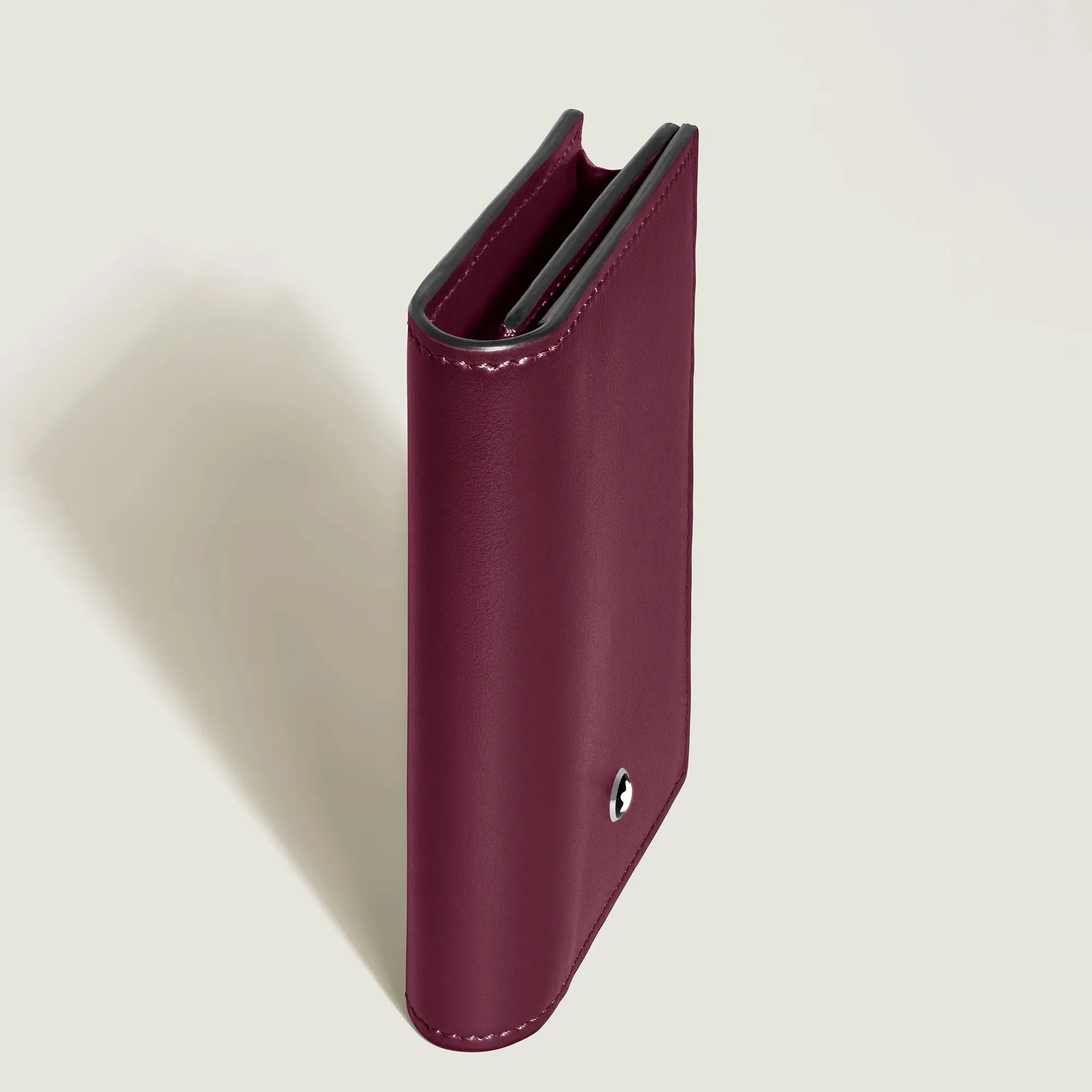 Montblanc Meisterstuck Card Holder Cassis Leather 4cc Image 3 La Mine d'Or Moncton, NB