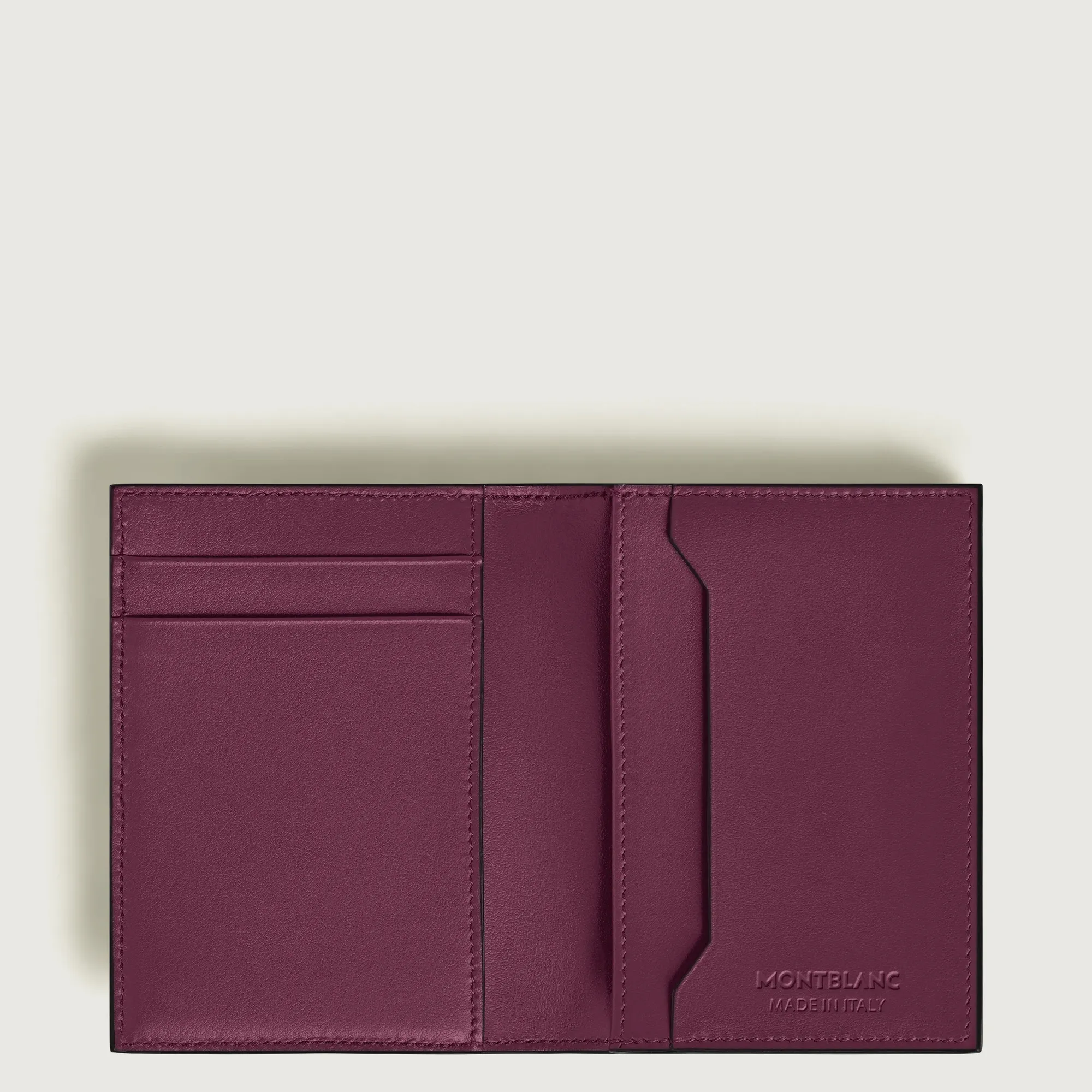 Montblanc Meisterstuck Card Holder Cassis Leather 4cc Image 5 La Mine d'Or Moncton, NB