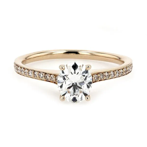 1.10tw De Beers Forevermark Oval Diamond Milan Engagement Ring La Mine d'Or Moncton, NB