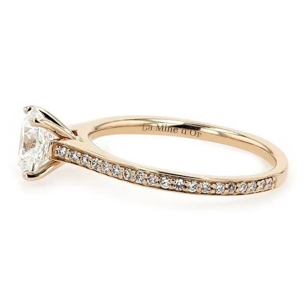 1.10tw De Beers Forevermark Oval Diamond Milan Engagement Ring Image 2 La Mine d'Or Moncton, NB