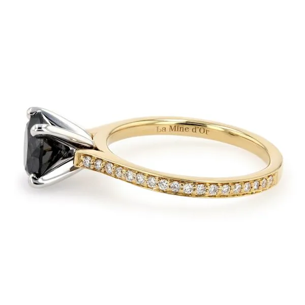 1.82tw Black Diamond Milan Engagement Ring Image 2 La Mine d'Or Moncton, NB