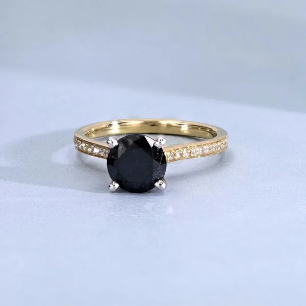 1.82tw Black Diamond Milan Engagement Ring Image 3 La Mine d'Or Moncton, NB