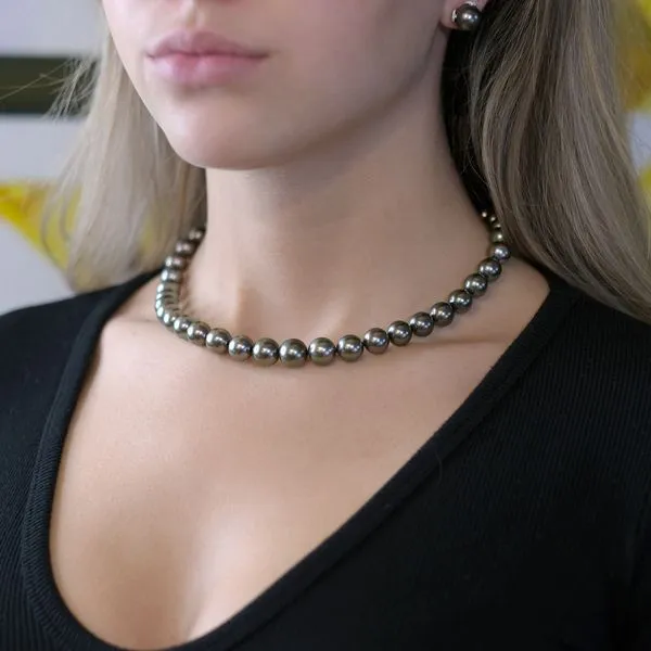 Mikimoto Black South Sea A+ Pearl Necklace Image 2 La Mine d'Or Moncton, NB
