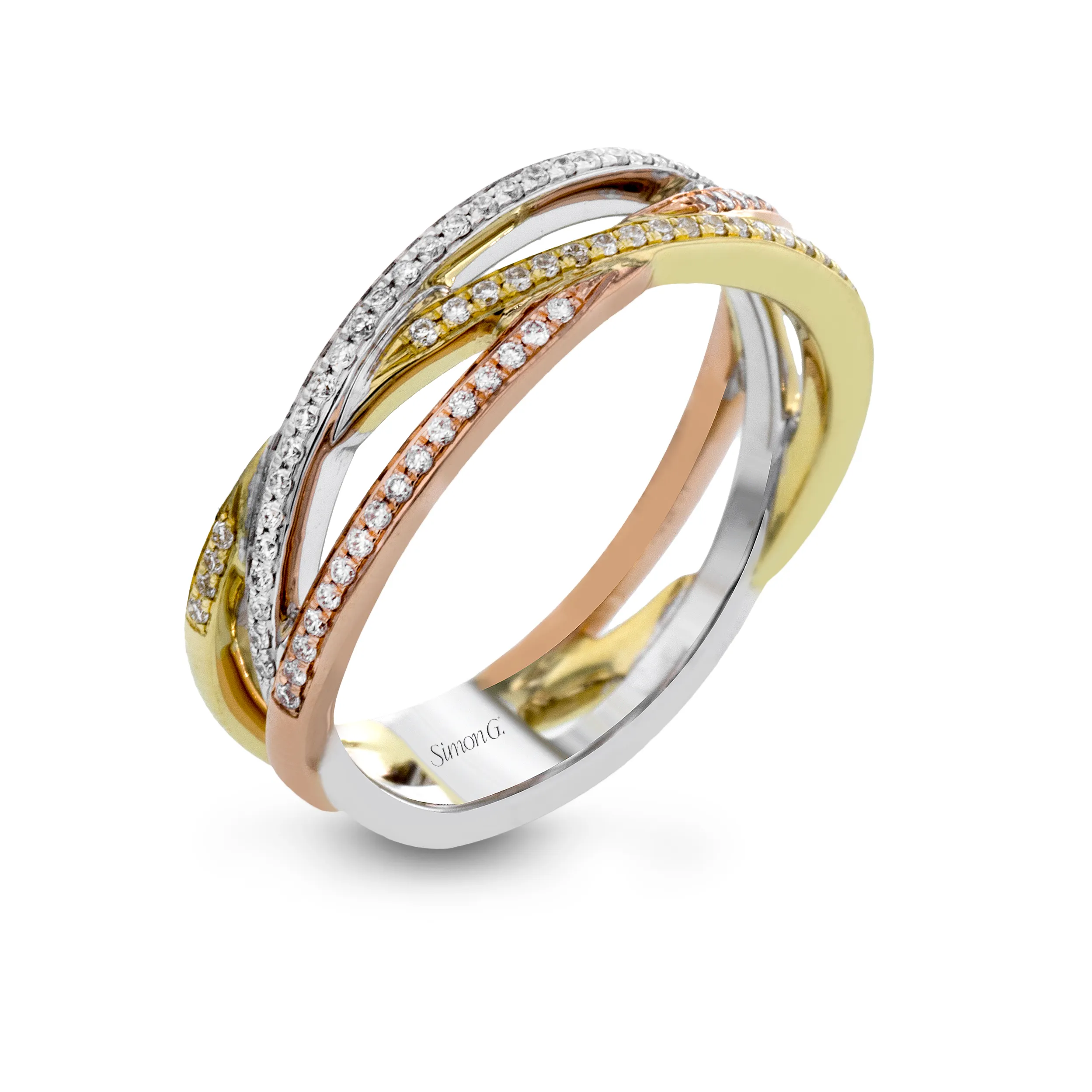 0.22tw Simon G Lovely Diamond Band Image 2 La Mine d'Or Moncton, NB