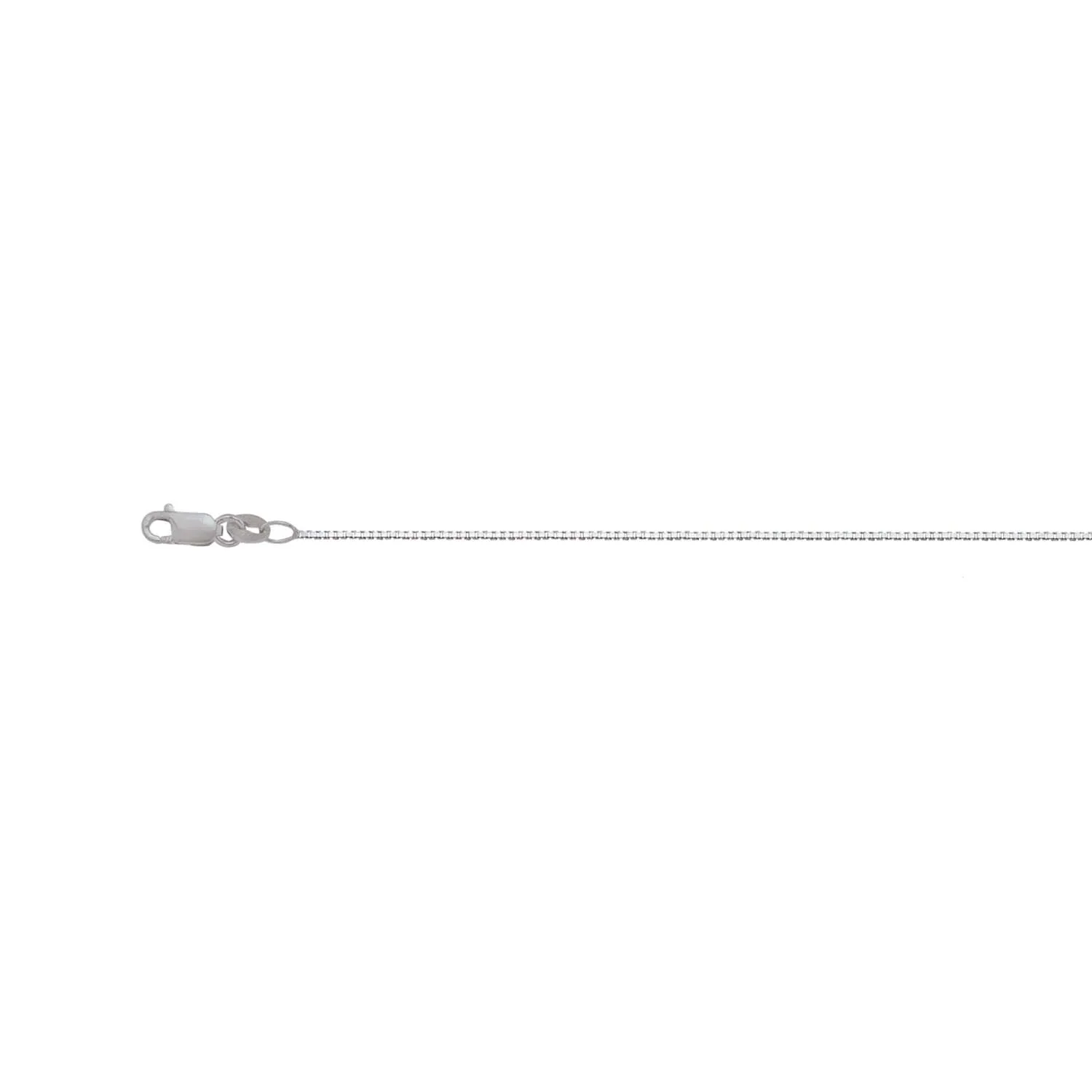 14k White Gold Box 20" Link Chain La Mine d'Or Moncton, NB