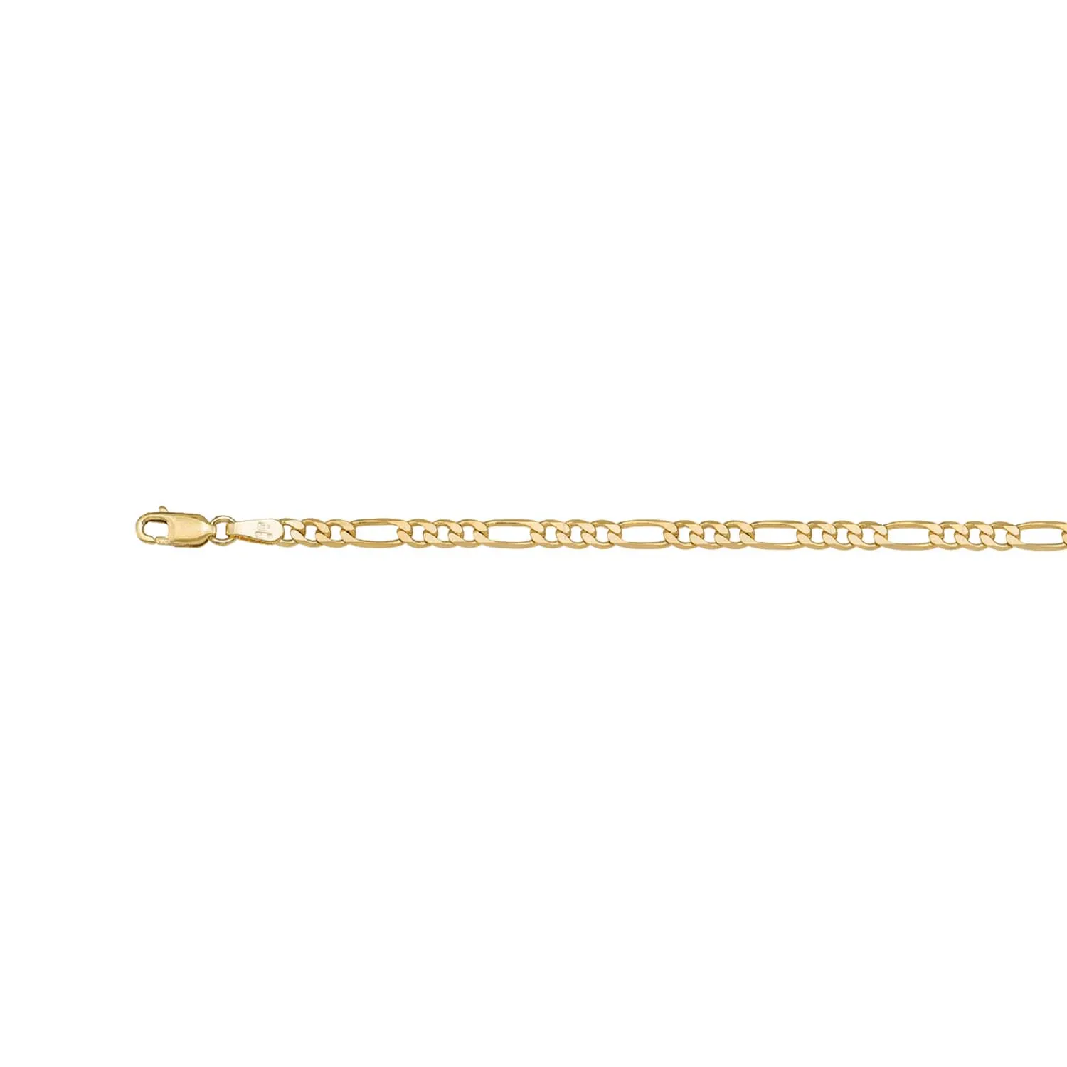 10kt Yellow Gold Figaro Chain 22" La Mine d'Or Moncton, NB