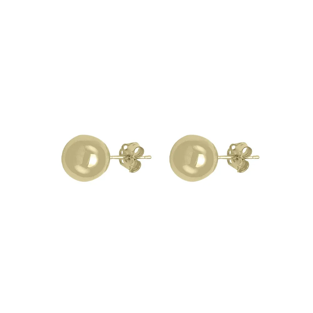 14kt Yellow Gold 3mm Ball Stud Earrings La Mine d'Or Moncton, NB