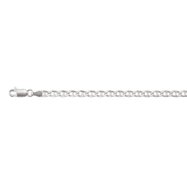 Sterling Silver Solid Anchor Link Chain 22" La Mine d'Or Moncton, NB