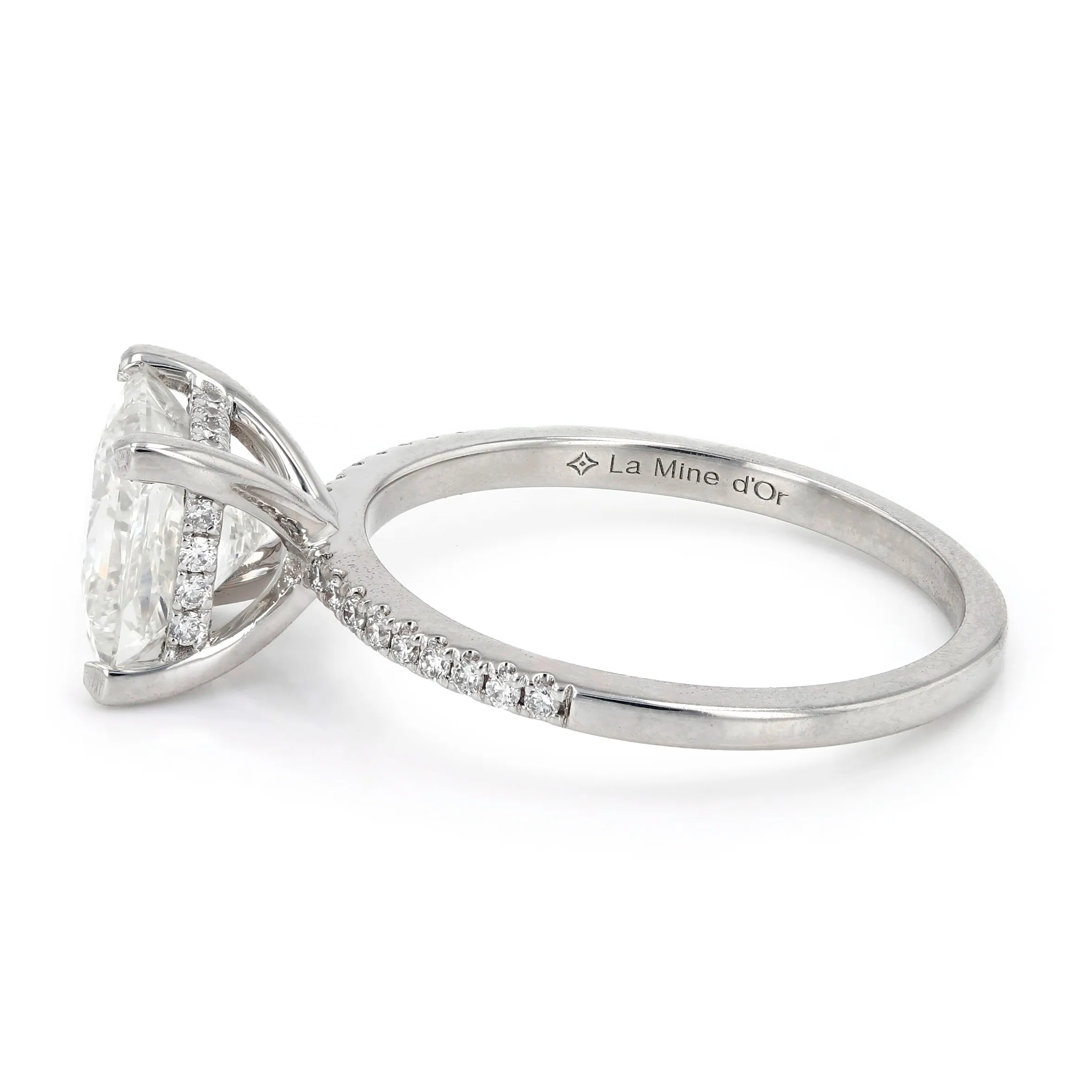 2.36tw Nairobi Princess Diamond Engagement Ring Image 2 La Mine d'Or Moncton, NB