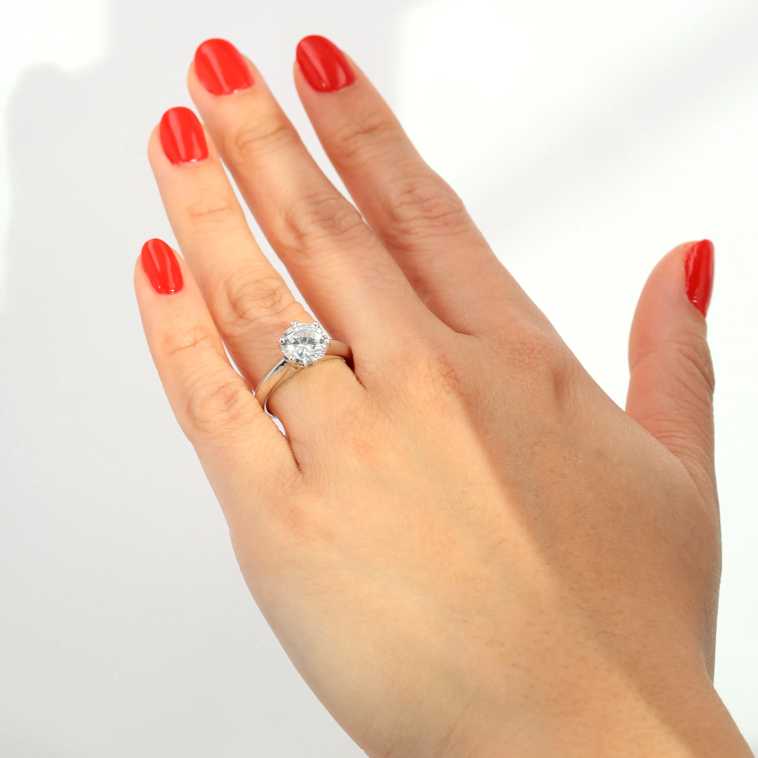 Beijing 6 Prong Solitaire Engagement Ring Setting Image 3 La Mine d'Or Moncton, NB