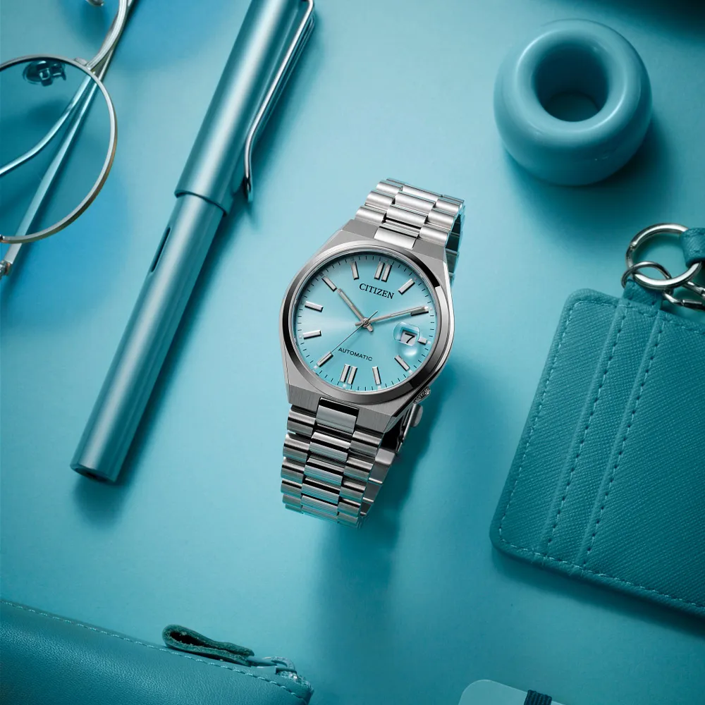 Citizen Tsuyosa Automatic Watch Aqua Blue 40mm Image 4 La Mine d'Or Moncton, NB