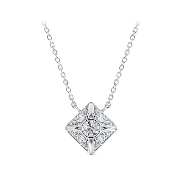 0.24tw De Beers Forevermark Icon Diamond Pave Necklace La Mine d'Or Moncton, NB