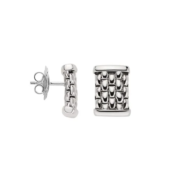 FOPE Essentials White Gold Stud Earrings La Mine d'Or Moncton, NB