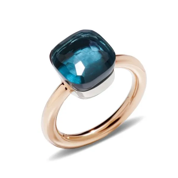 Pomellato Nudo Classic London Blue Topaz Ring La Mine d'Or Moncton, NB