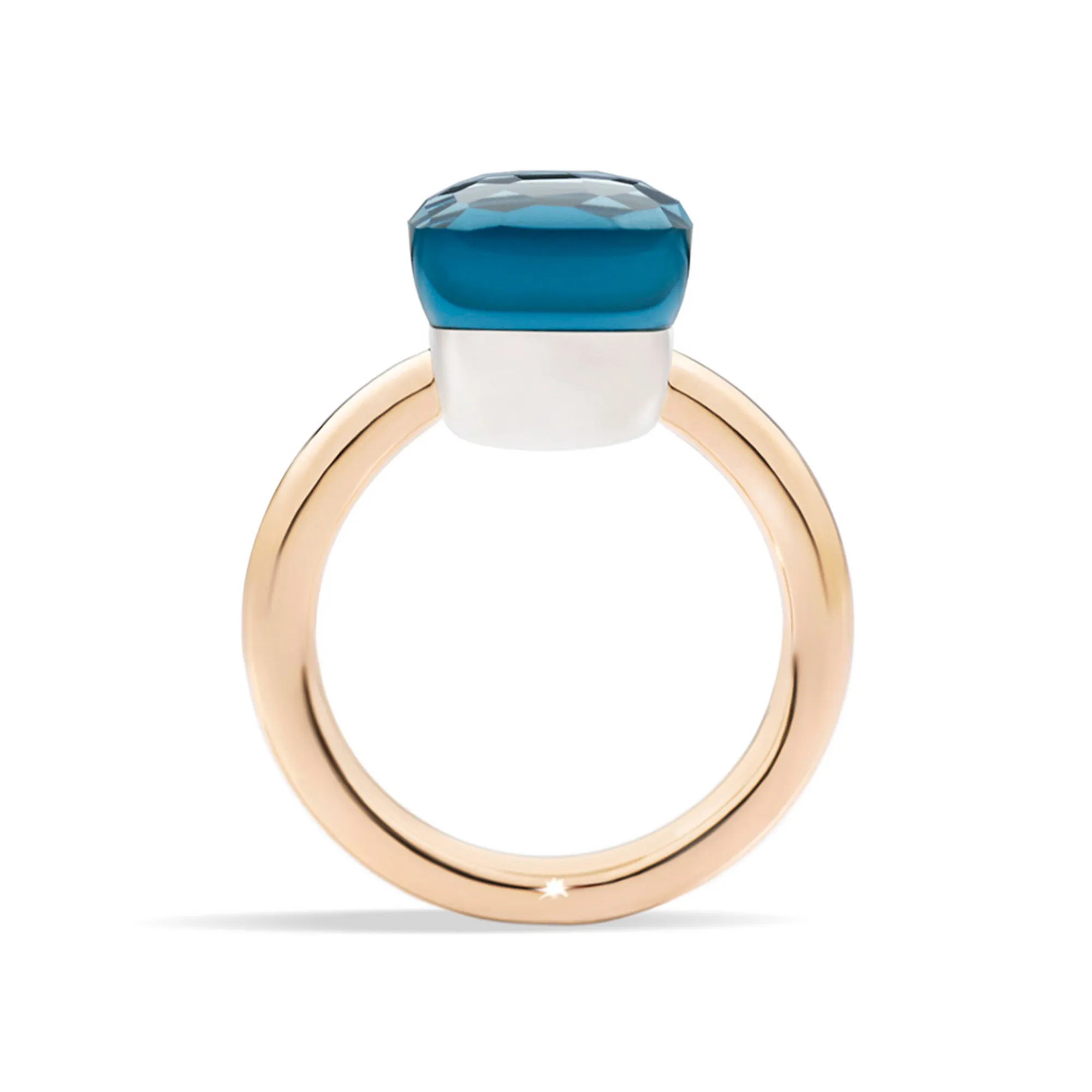 Pomellato Nudo Classic London Blue Topaz Ring Image 3 La Mine d'Or Moncton, NB