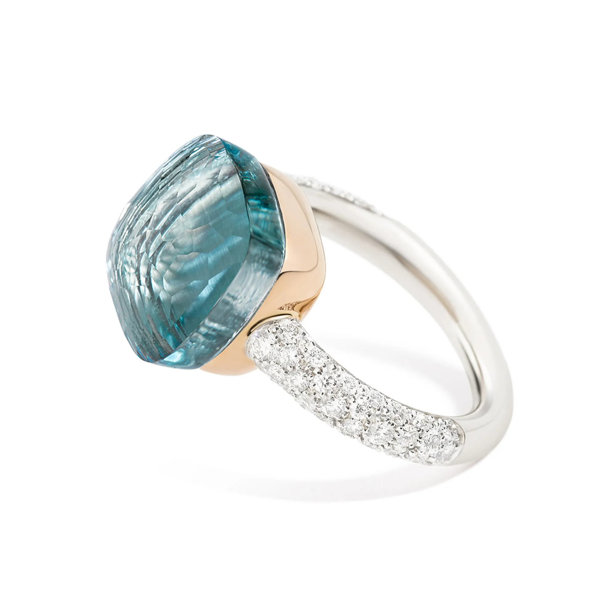 Pomellato Nudo Maxi Sky Blue Topaz & Diamonds Image 3 La Mine d'Or Moncton, NB