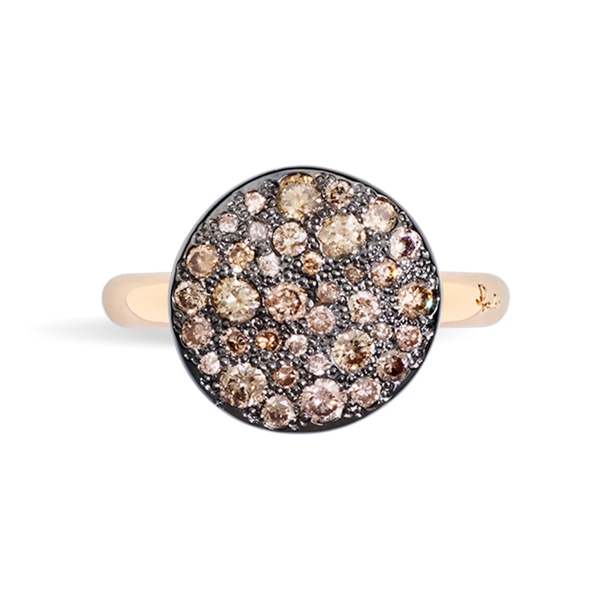 Pomellato Sabbia Diamond Pave Ring Image 2 La Mine d'Or Moncton, NB