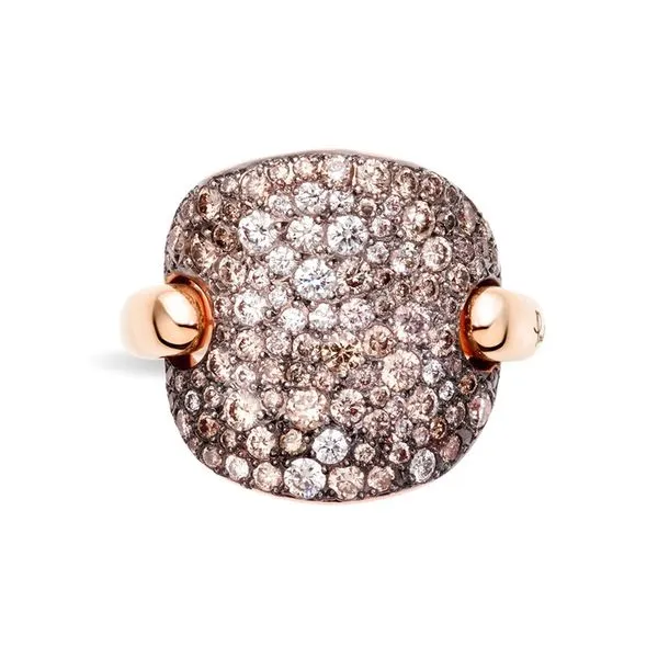 Pomellato Sabbia Diamond Pave Ring Image 2 La Mine d'Or Moncton, NB