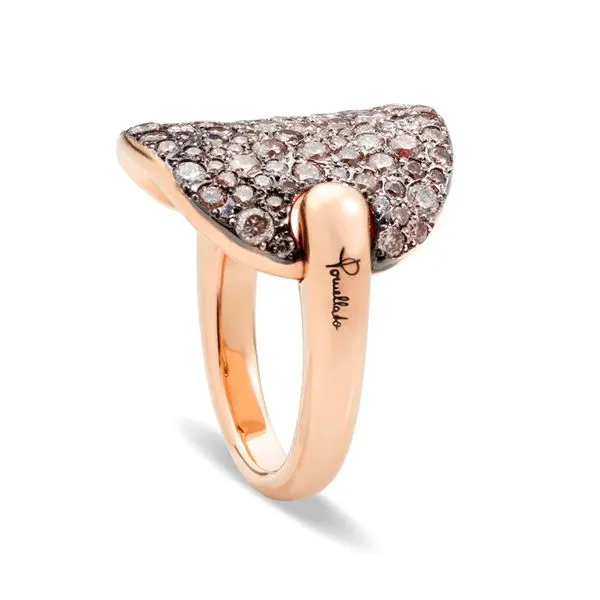 Pomellato Sabbia Diamond Pave Ring Image 3 La Mine d'Or Moncton, NB
