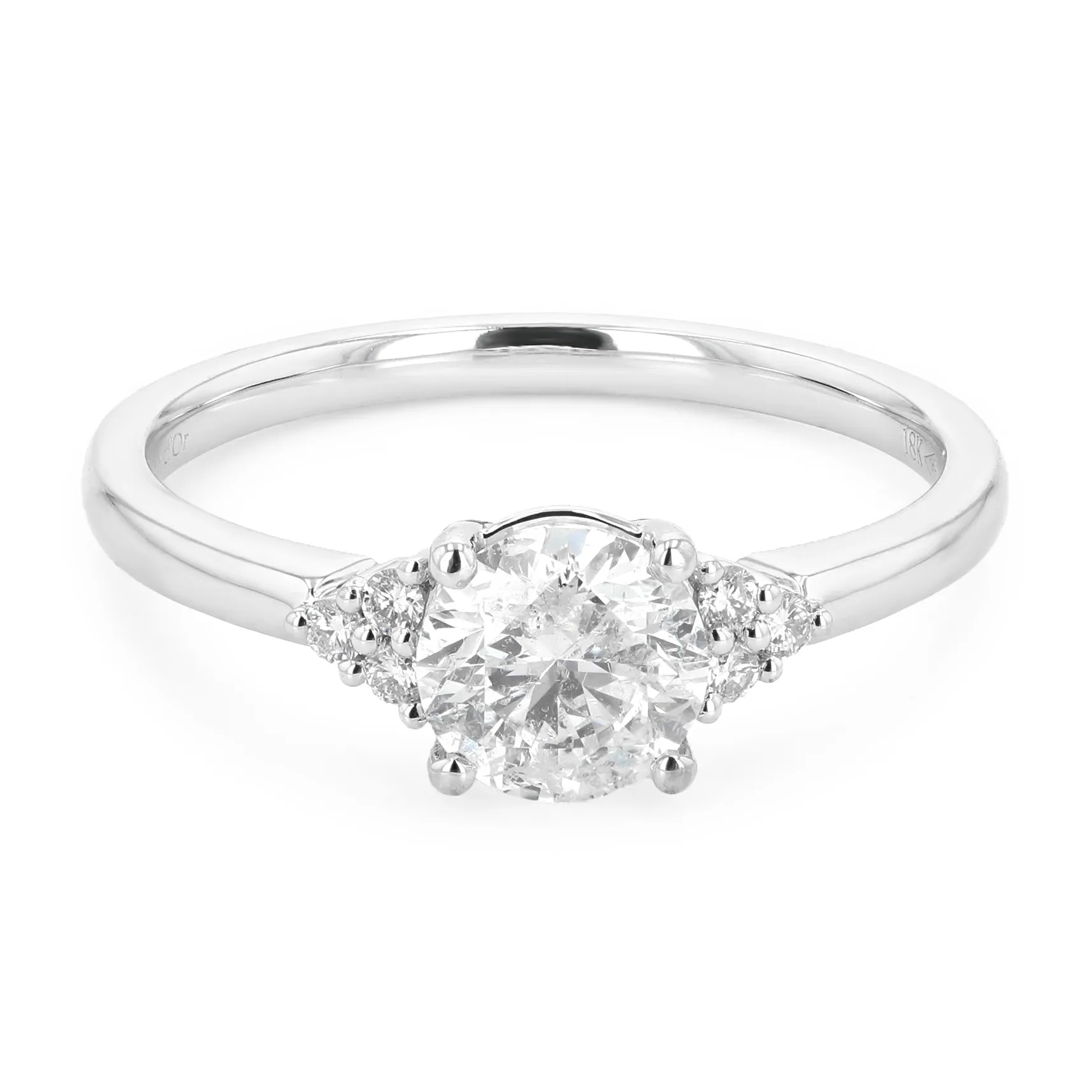 1.00tw Paris Round Brilliant Diamond Engagement Ring La Mine d'Or Moncton, NB