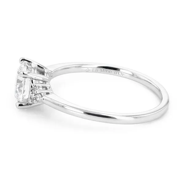1.06tw Paris Round Diamond Engagement Ring Image 2 La Mine d'Or Moncton, NB