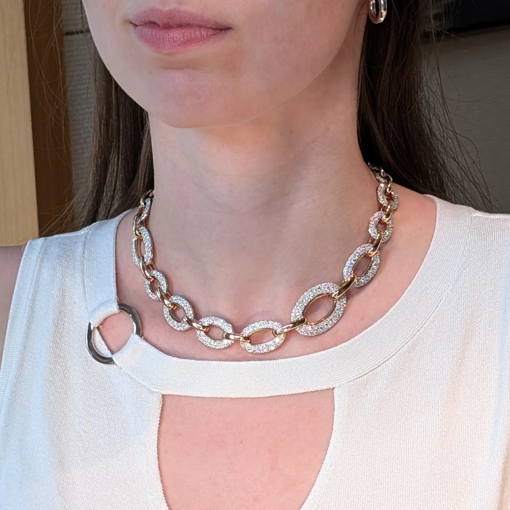 Pomellato Catene Diamond Necklace Image 2 La Mine d'Or Moncton, NB