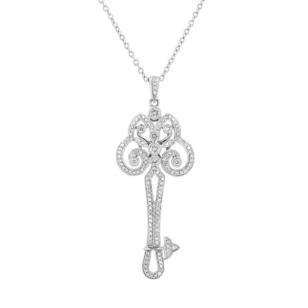 0.90tw Diamond Key Pendant La Mine d'Or Moncton, NB