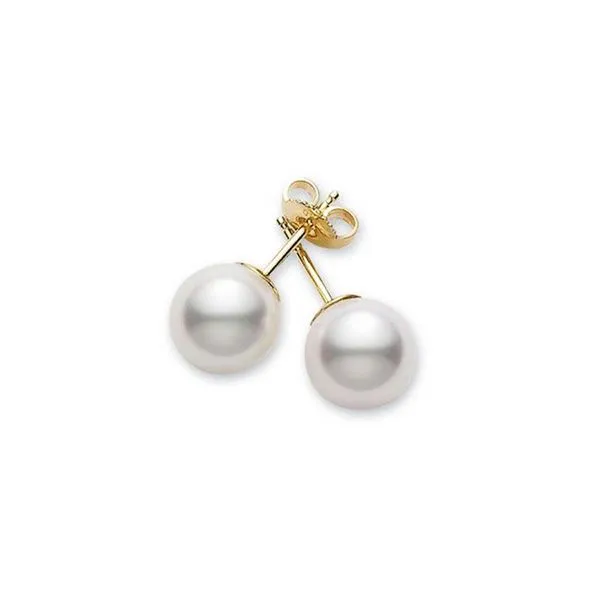 Mikimoto Akoya 7.5-8mm Pearl Stud Earrings La Mine d'Or Moncton, NB