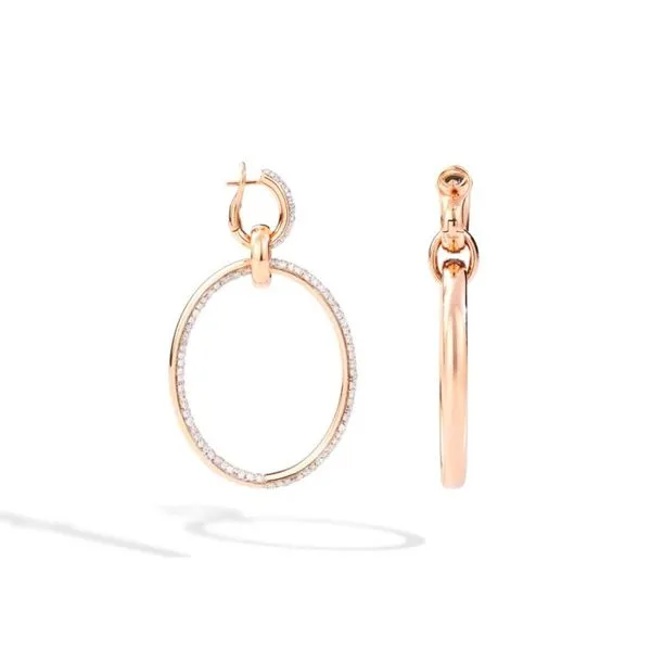 Pomellato Iconica Diamond Pave Earrings Image 2 La Mine d'Or Moncton, NB
