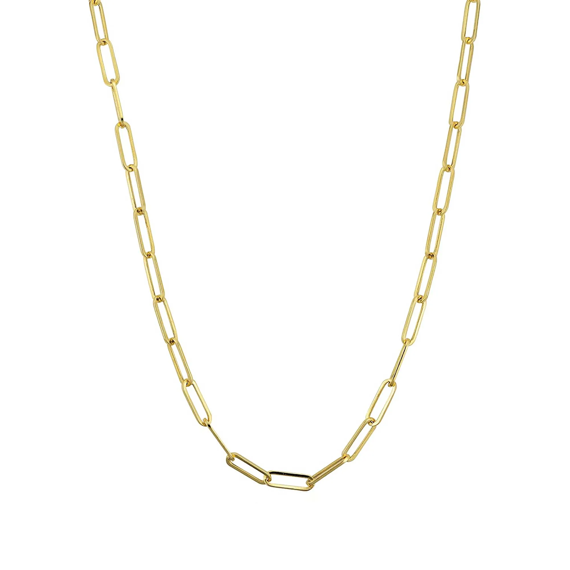 14kt Yellow Gold Paperclip Necklace 16" La Mine d'Or Moncton, NB