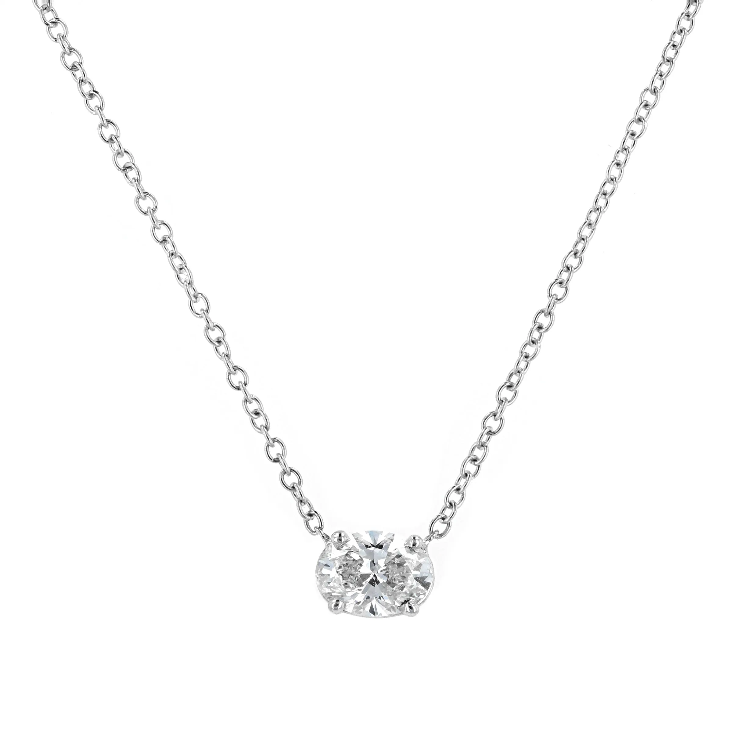 0.45ct Oval Diamond Necklace La Mine d'Or Moncton, NB