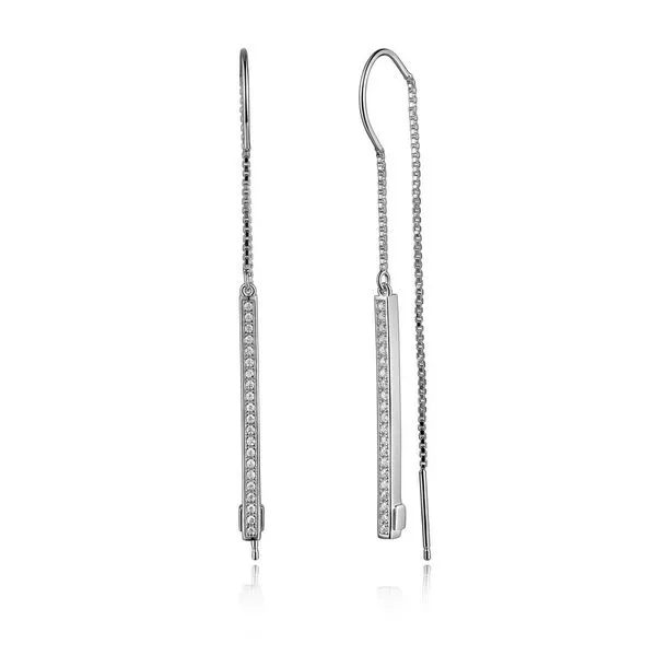 Elle "Stiletto" Collection Silver Stick Earrings La Mine d'Or Moncton, NB