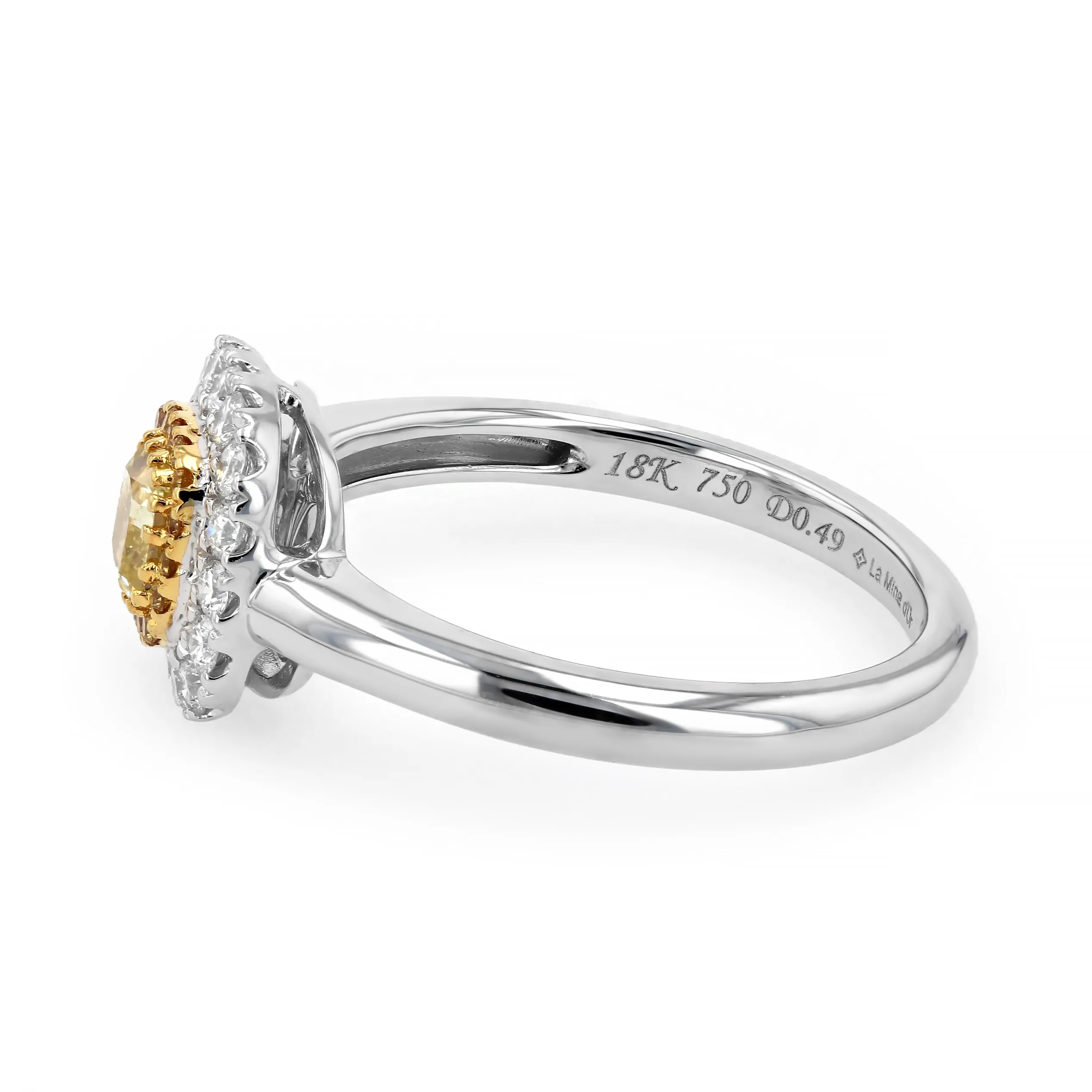 0.80tw Golden Halo Diamond Ring Image 2 La Mine d'Or Moncton, NB
