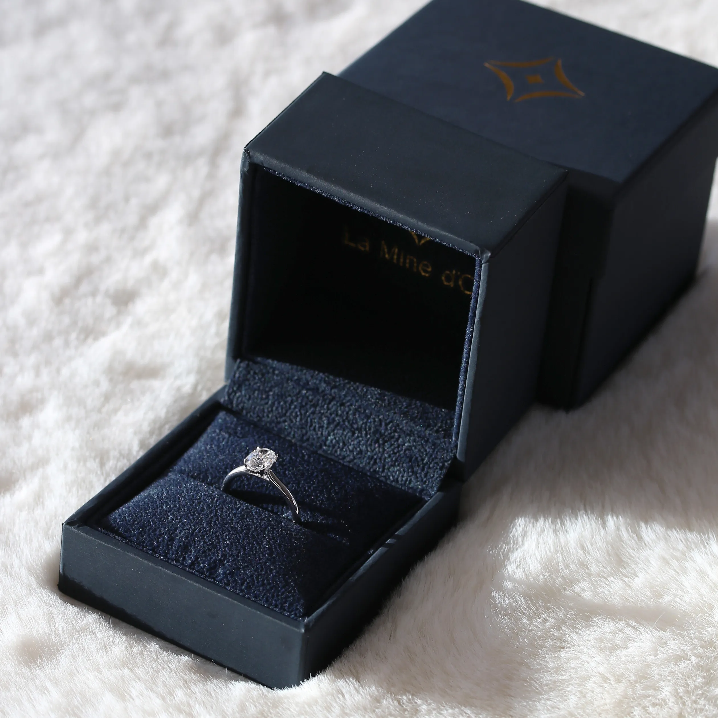 1.01ct Rio Oval Diamond Solitaire Engagement Ring Image 3 La Mine d'Or Moncton, NB