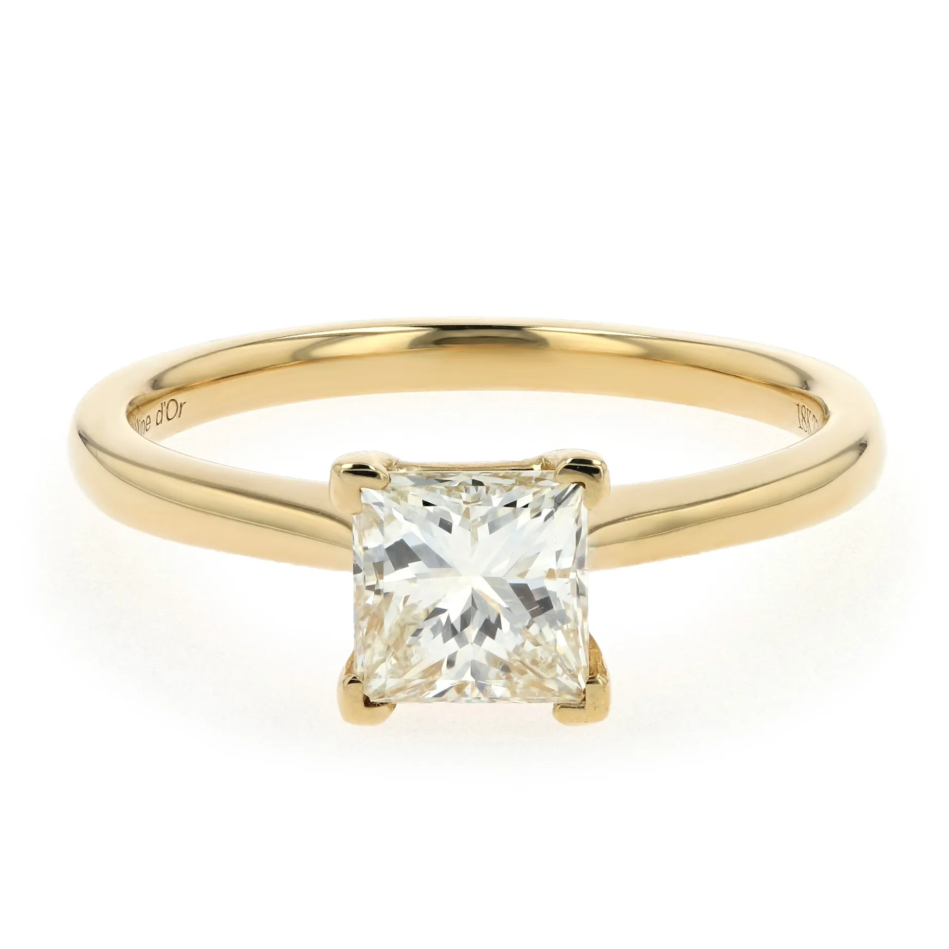1.01ct Rio Princess Diamond Solitaire Engagement Ring La Mine d'Or Moncton, NB
