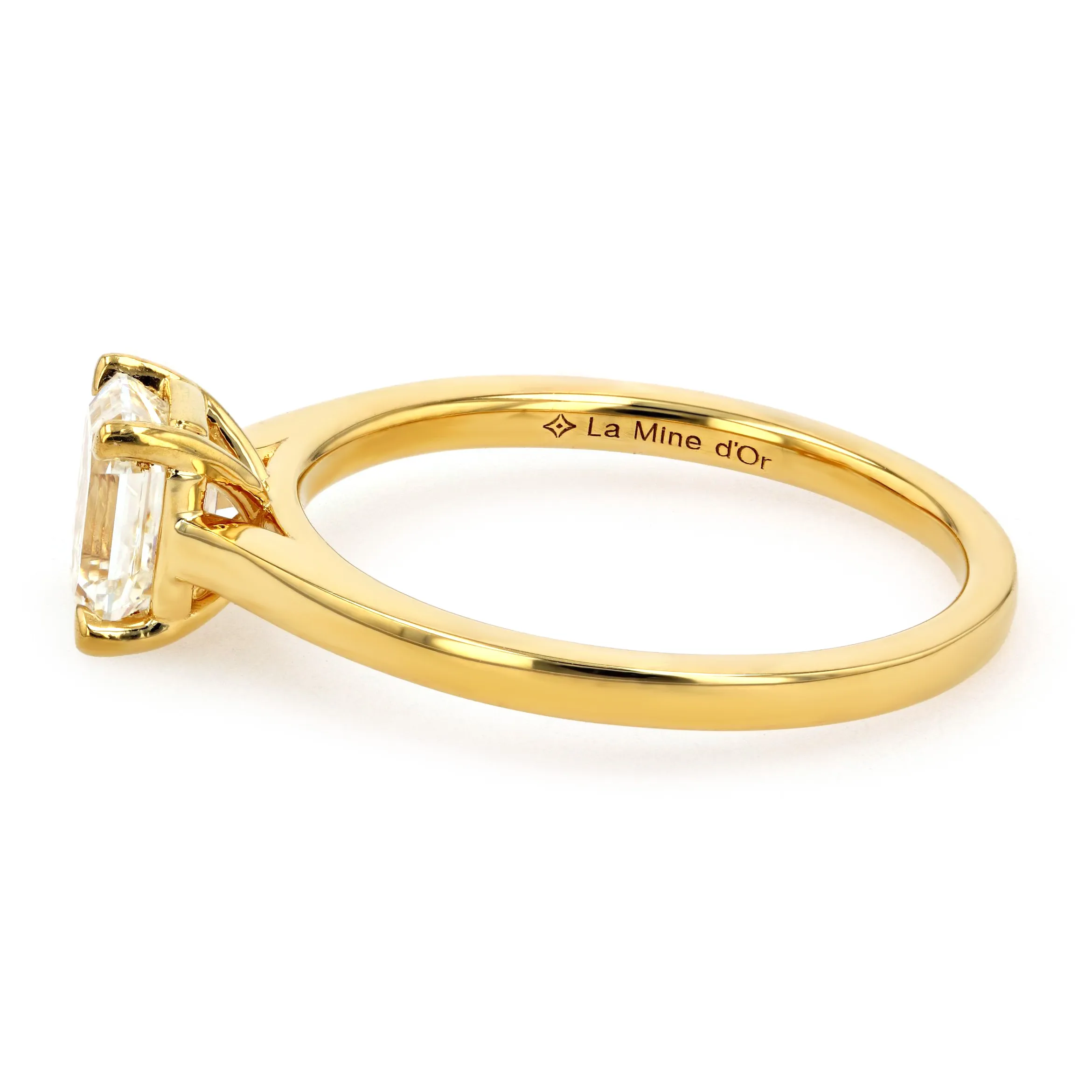 1.02ct Rio Emerald Diamond Solitaire Engagement Ring Image 2 La Mine d'Or Moncton, NB