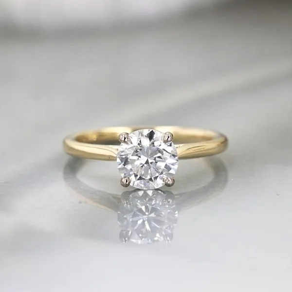 1.38ct Round Diamond Rio Solitaire Engagement Ring Image 3 La Mine d'Or Moncton, NB