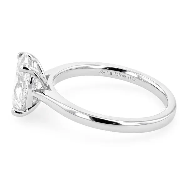 1.56ct Oval Diamond Rio Solitaire Engagement Ring Image 2 La Mine d'Or Moncton, NB