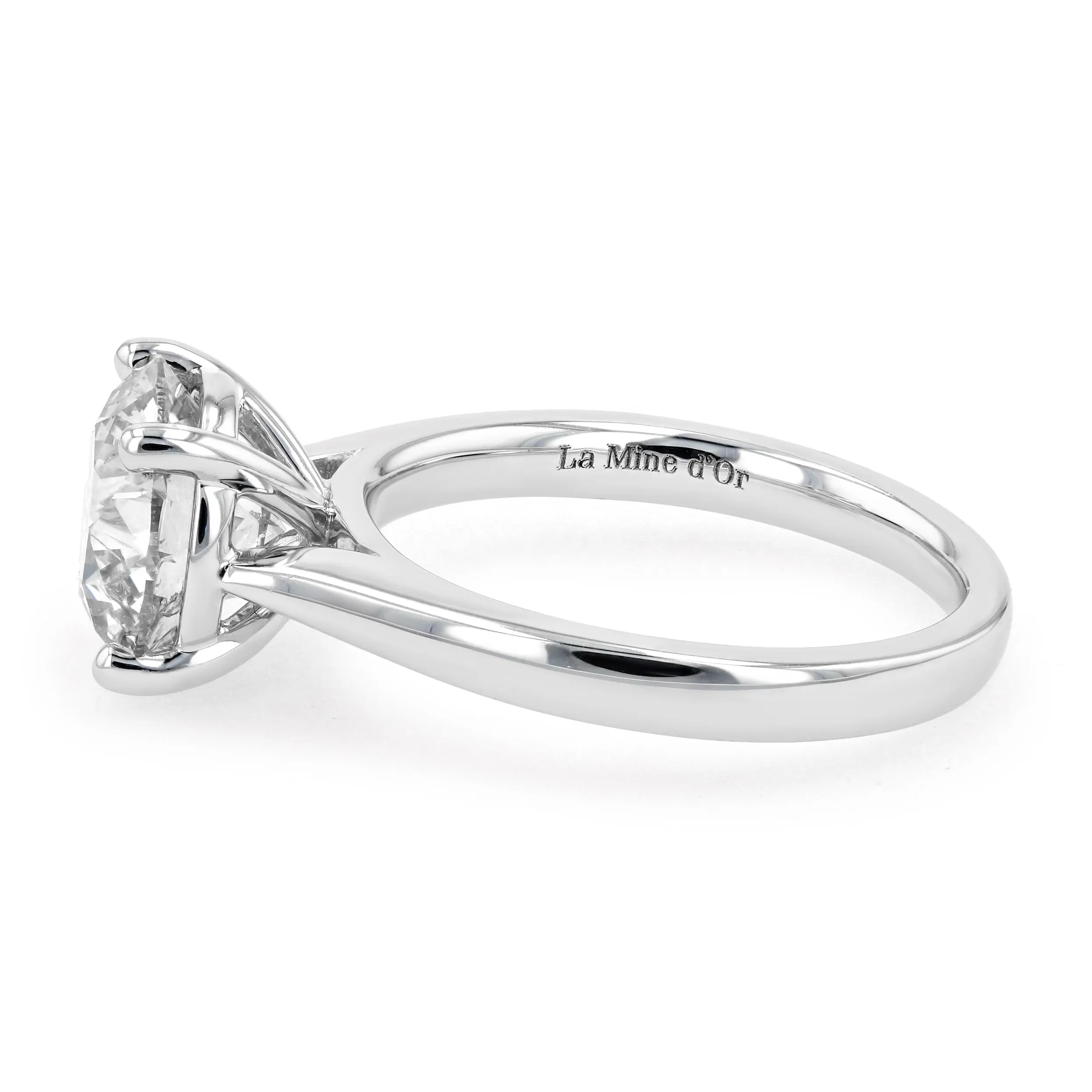 3.00ct Rio Round Diamond Solitaire Engagement Ring Image 2 La Mine d'Or Moncton, NB