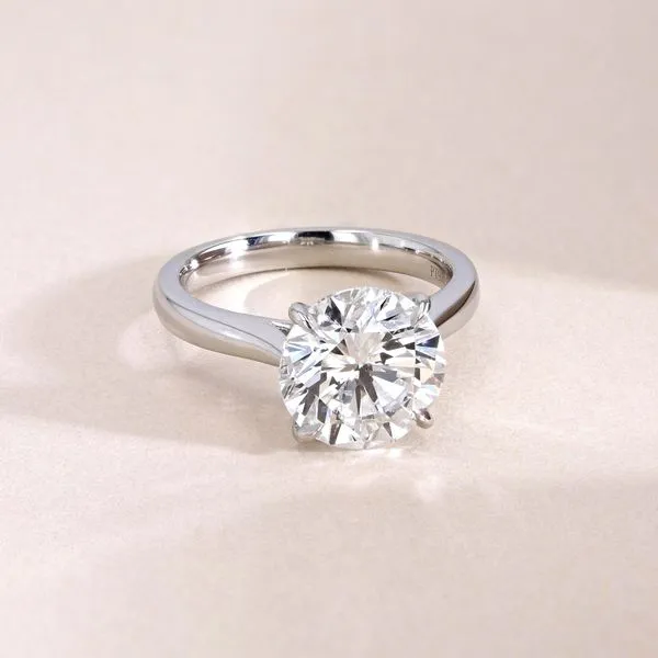 4.14ct Rio Round Diamond Solitaire Engagement Ring Image 3 La Mine d'Or Moncton, NB