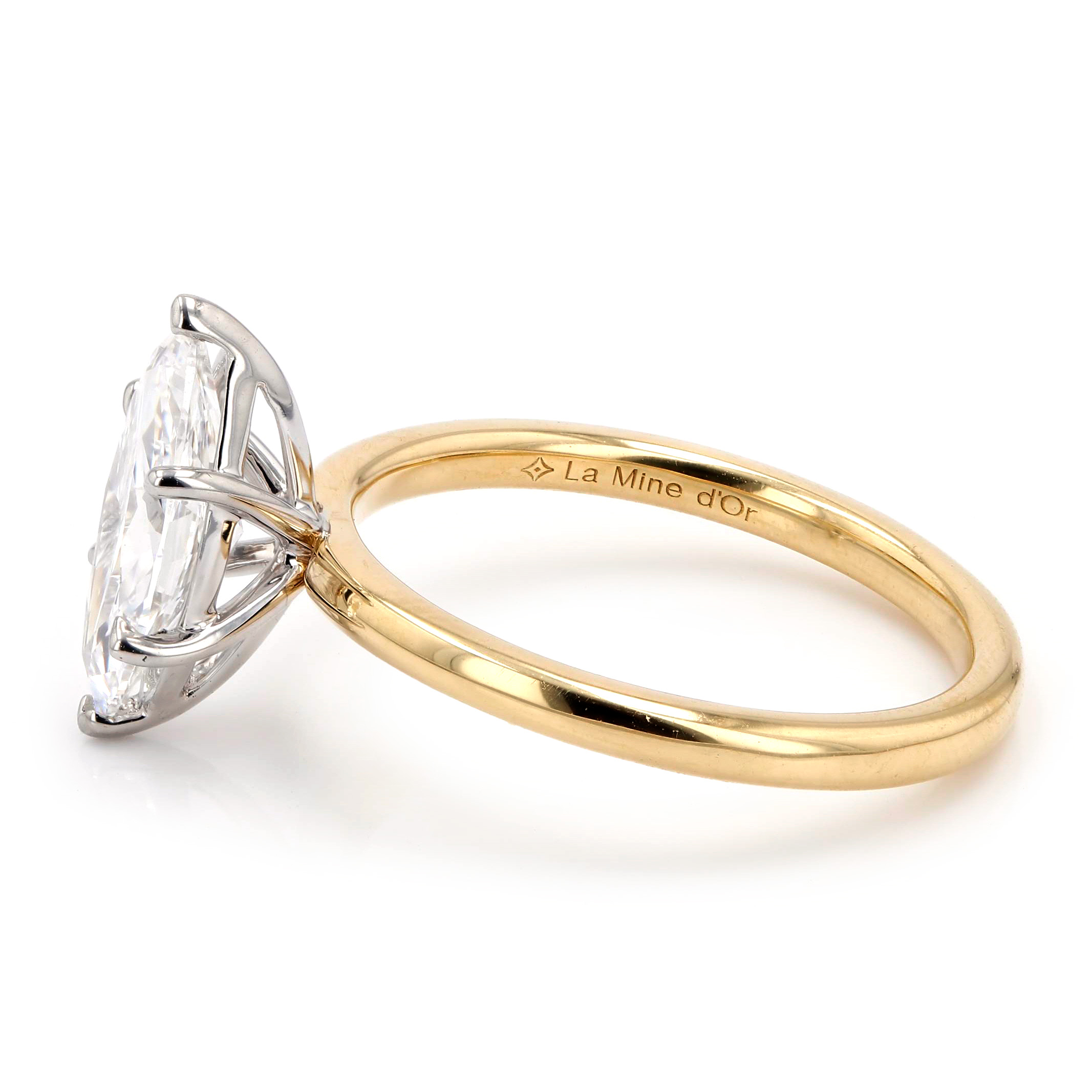1.29ct Victoria Marquise Diamond Solitaire Engagement Ring Image 2 La Mine d'Or Moncton, NB
