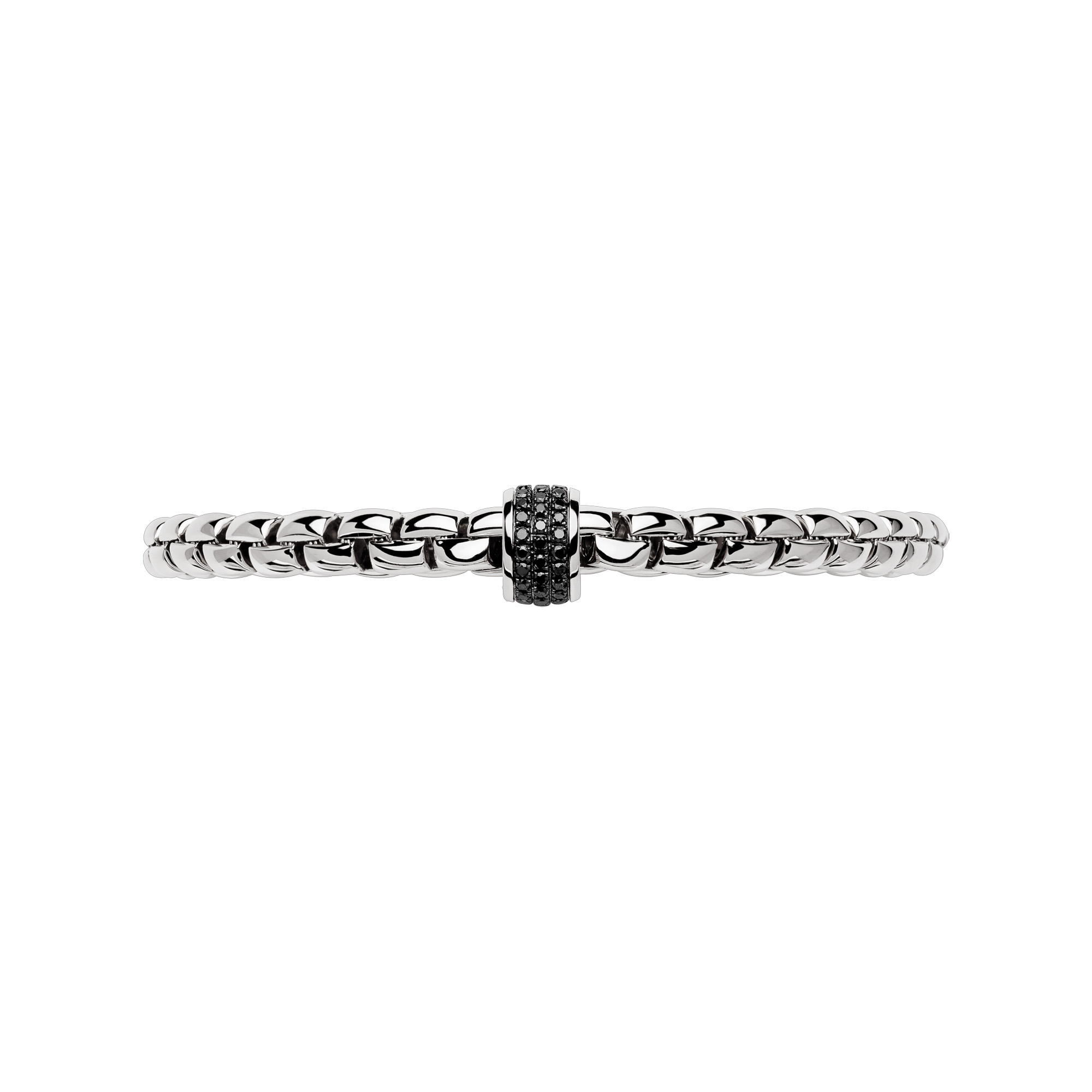 FOPE Eka Flex'it Mens White Gold Diamond Bracelet Size XL Image 3 La Mine d'Or Moncton, NB