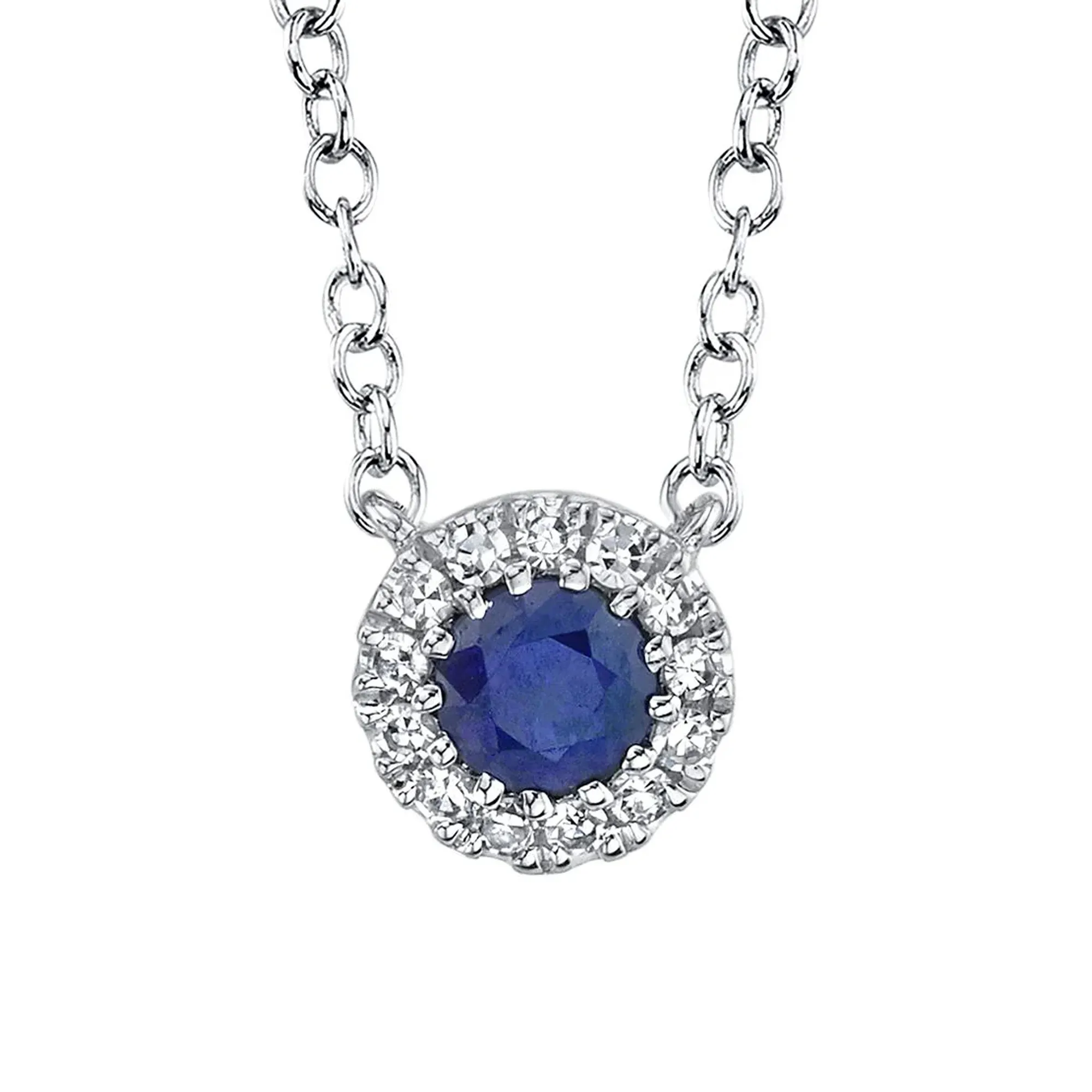 0.18tw Shy Creation Eden Sapphire & Diamond Necklace La Mine d'Or Moncton, NB