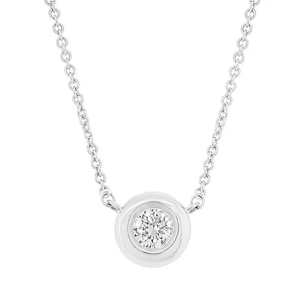 0.11ct Shy Creation Bailey Diamond Bezel Necklace La Mine d'Or Moncton, NB