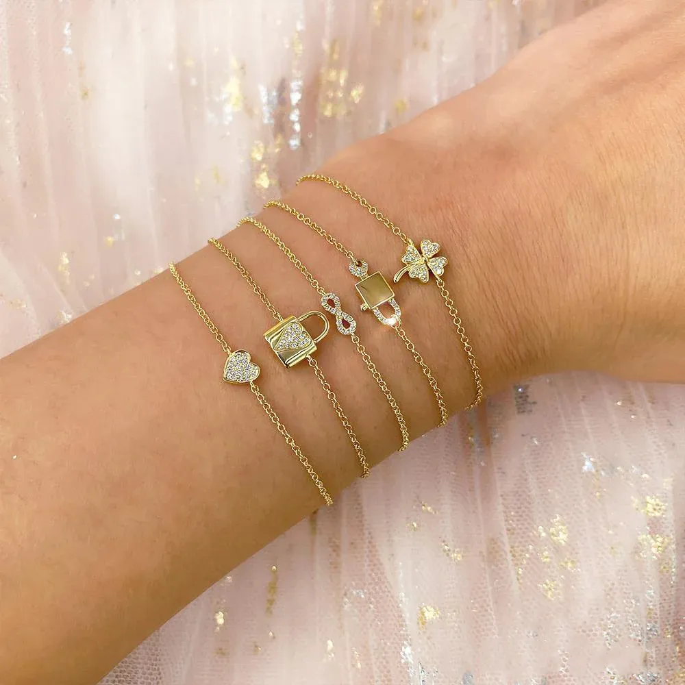 0.04tw Shy Creation Kate Diamond Infinity Bracelet Image 2 La Mine d'Or Moncton, NB