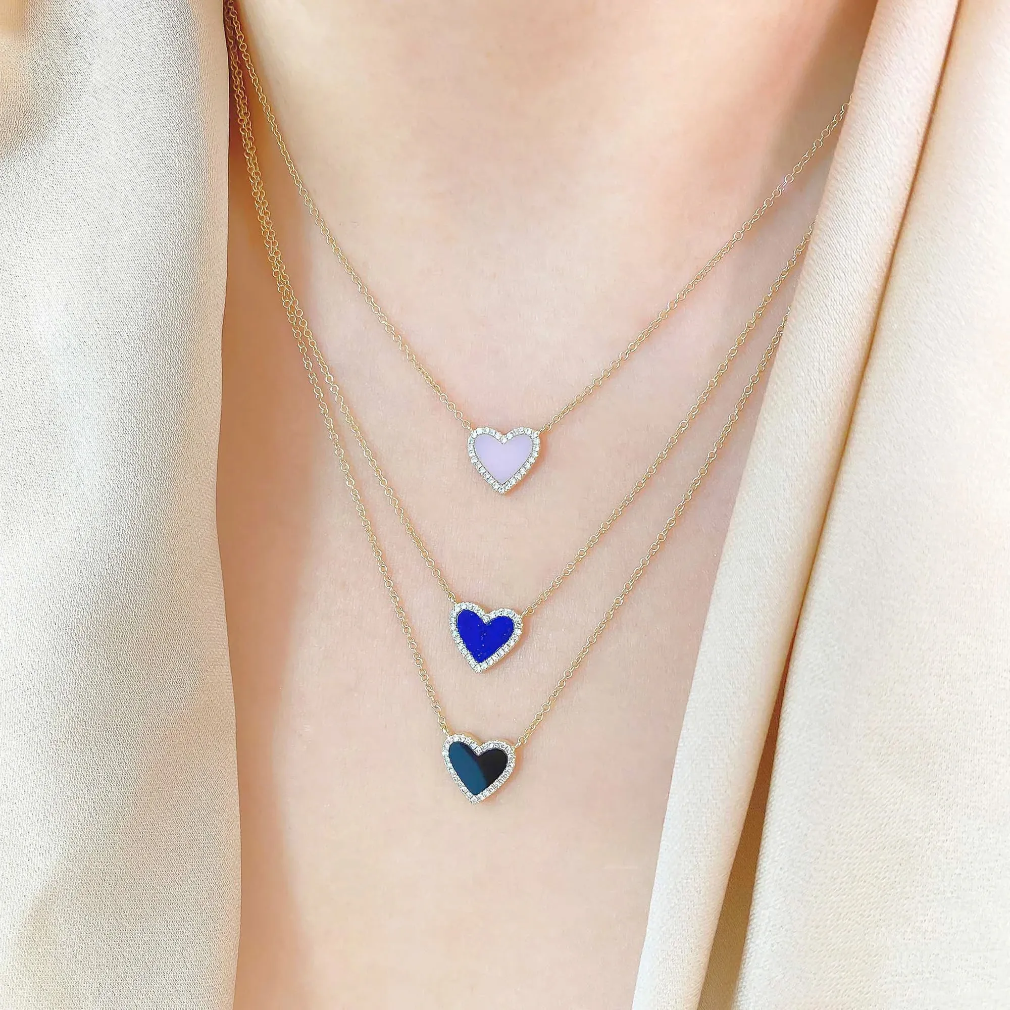 0.63tw Shy Creation Kate Lapis & Diamond Heart Necklace Image 2 La Mine d'Or Moncton, NB